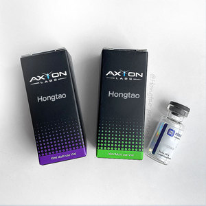 Boîte cosmétique personnalisable écologique avec étiquette brillante holographique en <span class=keywords><strong>vinyle</strong></span> pour flacons de 2 ml, 3 ml, 5 ml, emballage de flacons Pepti avec gaufrage - Product Image 5