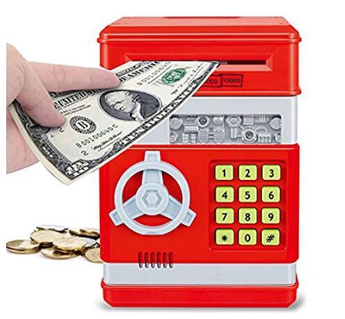 Electronic ATM Piggy Bank Toys Fingerprint