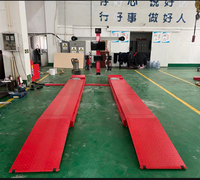XINYUAN Pont élévateur à ciseaux ultra-plat 4000 kg, sans fosse, profil bas 200 mm, CE EN 1493:2022 55s pour atelier de réparation automobile