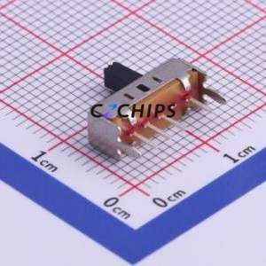 SS13D07L5B Slide Switch Through hole Component (THT) Switch Single Pole Three Throw Rectangle Pin Header PC Pin 12.7mm - Product Image 2