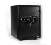 Coffre-fort numérique ignifuge de fabrication industrielle avec écran LCD et mot de passe électronique, clé d'urgence, pour la sécurité à domicile et au bureau