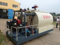 Camión Distribuidor de Asfalto Emulsionado Inteligente YUANYA, Bomba Pulverizadora, Motor con Control PLC, Tanque de Acero Inoxidable, Totalmente Automático