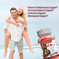 Suplemento Nutricional Orgánico de Maca, 2g Cada Uno, Gomitas para el Bienestar Corporal Femenino, Marca Privada OEM