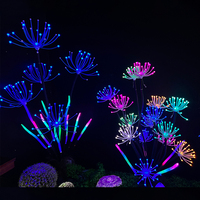 Grand éclairage décoratif intérieur/extérieur IP65 Lanterne de lotus des neiges à fleur en fibre optique rose pour la lumière commerciale des plantes de mariage