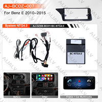 Aijia 12.3 Écran Multimédia Auto DVD Radio 8 Cœurs avec Carplay DSP FM GPS pour Mercedes Benz Classe E 10-15 LHD Kits de Cadre de Tableau de Bord