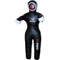 Sac de frappe MMA Arts martiaux brésiliens Grappling Dummy Jiu Jitsu Wrestling-Cuir synthétique non rempli 48