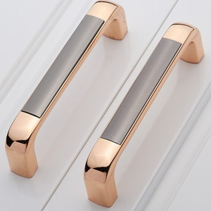 Furniture Handle And <b>Knob</b> Bar Zinc Alloy Plating Minimalist Cabinet Doors And <b>Drawers</b> Durable - Product Image 2