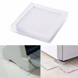 Large Size Transparent Anti <b>Vibration</b> Non-Slip Mat Silicone Pad Multifuncational Refrigerator <b>Chair</b> Cushion Shock Proof Pad - Product Image 6