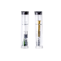 Seringue Luer Lock de 1 ml avec tube d'emballage transparent, dispositif de dosage à poussée fluide pour l'huile