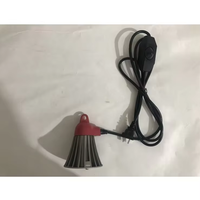 Lampe chauffante infrarouge haute puissance pour porcelets 110V-220V à prix d'usine - Lampe de couvaison pour bétail avec dissipateur de chaleur en aluminium