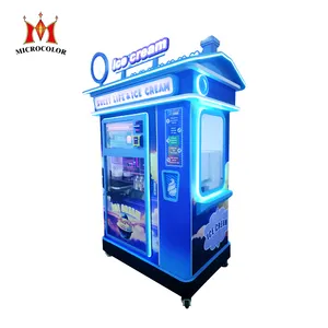셀프 서비스 아이스크림 기계 자동 소프트 서브 아이스크림 자판기 로봇 3 맛 비즈니스 아이스크림 기계