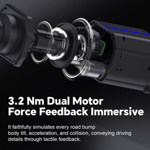 <span class=keywords><strong>Volante</strong></span> de Carreras PXN V99 con Doble Motor y Force Feedback, 3.2 Nm de Torque, Rotación de 900 Grados, Pedales, Palanca de Cambios de 6 Velocidades, para PC, <span class=keywords><strong>PS5</strong></span> y Xbox - Product Image 3