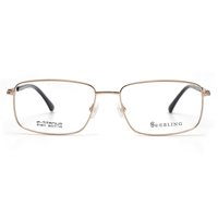 Lunettes de vue élégantes en titane à monture optique pour hommes Gentleman
