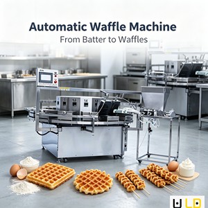 Machine à gaufres linéaire 2000W, chauffage électrique réglable, formes personnalisables pour <span class=keywords><strong>boulangerie</strong></span>, magasin alimentaire, cantine, école - Product Image 1