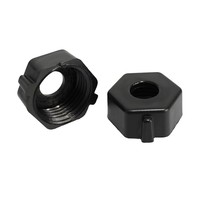 Moule d'injection plastique personnalisé avec cavité sur mesure et matériaux PC ABS PP pour composants hexagonaux