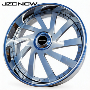 JZCNCW Juego de 2/3 piezas de llantas forjadas de perfil profundo de 20, 22, 24, 26, 28 y 30 pulgadas para Q7, Q8, LX, GX, F-150, RAM 1500, llantas para autos de pasajeros. - Product Image 4
