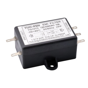 Filtro EMI Yun-Pen YG10T5 125V 250VAC 10A 50 60Hz, Módulo de Filtro de Línea de Alimentación - Product Image 1
