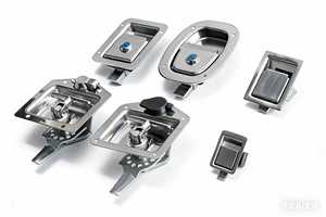 NIWO MS866-26 ブラックコーティングスチール製ツールボックスロック、工業用キャビネット用、耐久性のある亜鉛合金製ツールボックス、安全なロック付き - Product Image 5