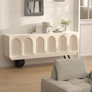 Small living room Italian light luxury TV cabinet high modern tea table furniture combination set