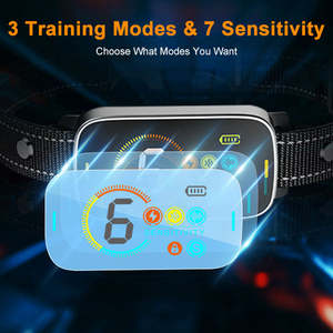 Collar de Adiestramiento Eléctrico para Perros AD-S05 Personalizado de Fábrica, Recargable, Impermeable IPX7, <span class=keywords><strong>Anti</strong></span>-Ladridos, Pantalla LCD, Más de 20 Horas de Duración de la Batería - Product Image 5