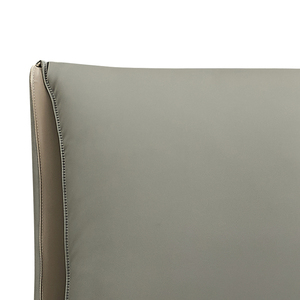 Letto Moderno a Doppio Strato con Rivestimento in Pelle PU, Imbottito in Spugna, per Una o Due Persone, Dimensioni Standard - Product Image 4