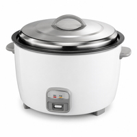 Cuiseur à riz commercial à tambour, gamme 3,6L-10L, 5 tailles, cuiseur électrique industriel 1250W-2900W pour restaurant, cantine, hôtel
