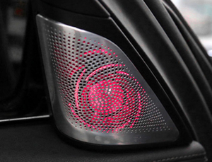 Copertura dell'altoparlante della porta posteriore anteriore di alta qualità della copertura dell'altoparlante della luce ambientale luminosa Audio per la copertura della serie BMW 7 G11 G12 - Product Image 4
