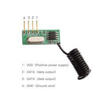 Module récepteur RF universel YET284 315 MHz, carte PCB d'usine, développement personnalisé, commande de commutateur, système d'alarme de sécurité, système d'éclairage, 2-5,5 V