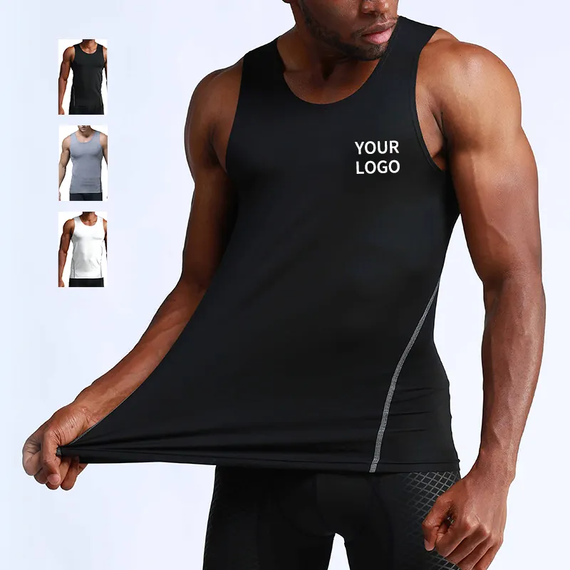 Singlet Workout Clothes Shirts Under Vest Undershirts Stringer Tank Top Gym Wear Men Tank Top