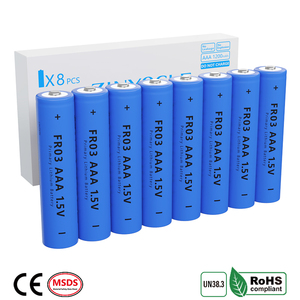 Batteria al Litio Primaria FR03 <span class=keywords><strong>AAA</strong></span> 1.5V, Confezione da <span class=keywords><strong>8</strong></span>, 1200mAh, Celle Cilindriche per Elettronica di Consumo, CE RoHS UN38.3 - Product Image 1