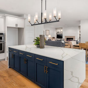 TMZ ODM/OEM Tops de losa blanca de cuarzo de alta calidad 5003 Silk Road Cuarzo artificial Venas Grises Modernas Quartzo Beat para moderno - Product Image 6