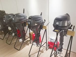 新品 ヤマハビシ 4ストローク船外機 9.8馬力 ガソリン ロングシャフト船外機 - Product Image 6