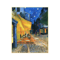 Huong — peinture à l'huile de luxe, réplique de haute qualité, dessin fleur d'amdonuts, célèbre Van Gogh