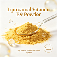 Acide folique liposomal de qualité alimentaire USP, vitamine B9 liposomale en poudre, en vrac, non-OGM, matière première pour complément alimentaire