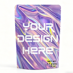 Customized printing 3.5g vertical <b>bag</b>, reusable sealed aluminum foil zipper <b>bag</b>, suitable for candy and snack packaging plastic - Product Image 5