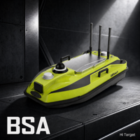 Bateau d'arpentage hydrographique sans pilote Hi-Target iBoat BSA USV, compatible avec sondeur à écho à faisceau unique, équipement d'arpentage hydrographique
