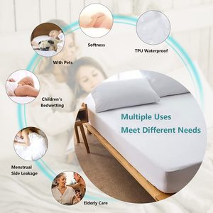 Protector de Colchón Impermeable al por Mayor, Funda de Colchón para el Hogar, <span class=keywords><strong>Cubre</strong></span> Colchón Completo con Cierre - Product Image 5