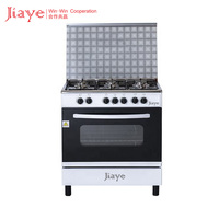 Cuisinière à gaz 5 brûleurs avec four intégré, en acier inoxydable durable, avec four et grill pour usage domestique – Meilleures ventes