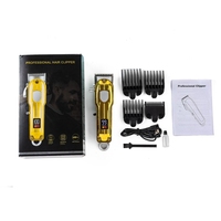 Nouvelle tondeuse à cheveux électrique rétro pour hommes, tondeuse rechargeable pour salon, affichage numérique à cristaux liquides, tondeuse sans fil pour barbier