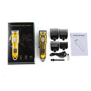 Nuovo stile retrò da uomo elettrico per capelli da salone ricaricabile per capelli con Display digitale a cristalli liquidi Cordless tagliatore da barbiere - Product Image 4