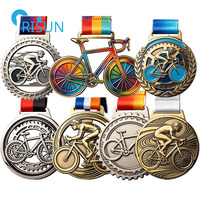 Médaille personnalisée gravable pour vélo, cyclisme, sport, médaillon sur mesure