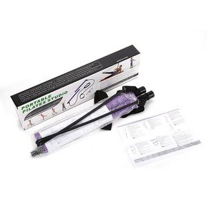 BSCI Factory 22 Portable Pilates bar <b>Kit</b> with Resistance Band Home Gym Workout Resistance Band and Toning bar <b>Yoga</b> Pilates Stick - Product Image 4