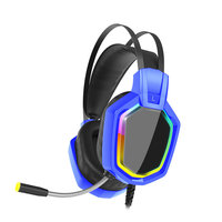Casque de jeu filaire personnalisé H10A-DJ à rétroéclairage LED, avec micro, suppression active du bruit, IPX2 – Nouveauté très prisée