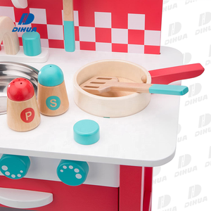 <span class=keywords><strong>Cucina</strong></span> Giocattolo in Legno per Bambine, Set con Forno e Utensili da <span class=keywords><strong>Cucina</strong></span>, Gioco di Ruolo per Bambini - Product Image 4