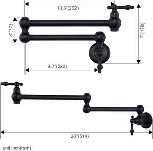 Robinets de <span class=keywords><strong>cuisine</strong></span> pliants à 720 degrés Mélangeur or Mélangeurs d'eau froide Robinet flexible Robinet d'évier de <span class=keywords><strong>cuisine</strong></span> mural en laiton - Product Image 2