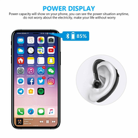 Le plus récent s109 Mini écouteurs simples sport écouteur longue veille casque oreille casque sans fil pour android ios