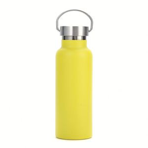Bouteille de sport isotherme à double paroi en acier inoxydable 304, style américain, grande ouverture, grande capacité, avec sangle de transport et paille - Product Image 3