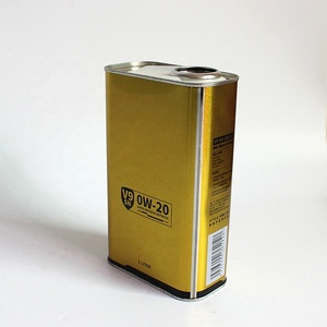 Boîte de conserve pour huile à moteur de style F de 1 litre Boîte de conserve carrée vide pour peinture de 1/4 gallons avec bec verseur - Product Image 3
