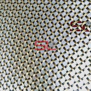 מתכת דקורטיבית תיל פלדה רשת מתכת עבור ריהוט ודלת ארון - Product Image 4