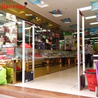 Système d'alarme antivol haute sensibilité pour vêtements, double système RF 8,2 MHz, détecteur de passerelle de paiement, capteur EAS, antenne ABS, étiquette rigide en acier